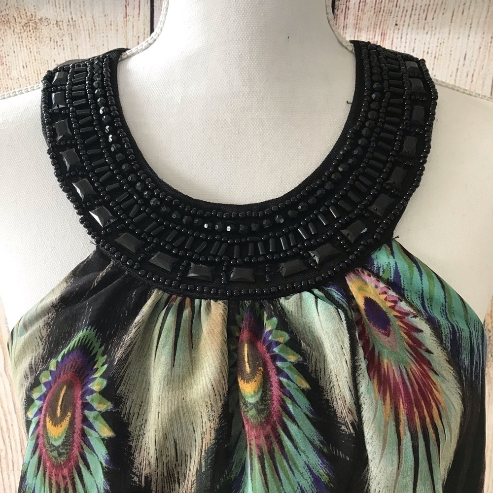 Twenty one Peacock Dress!! Adorable!!! - Picture 2 of 8